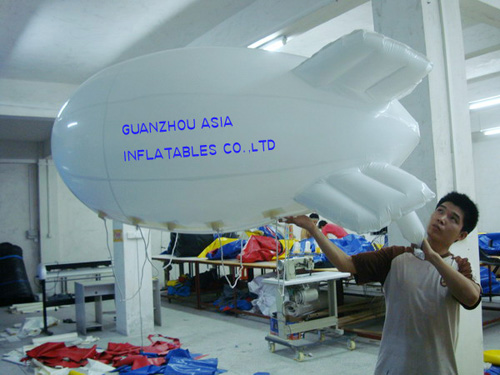 6 ft Long TPU Material Inflatable Helium Blimp