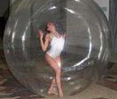 Inflatable Dance Ball Show on Rock All Night in Seattle