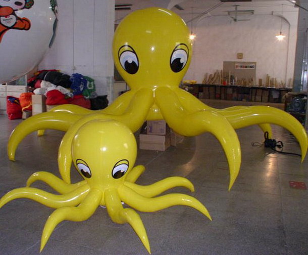 Inflatable Octopus Shaped Balloon Helium Balloon