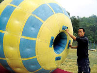 Strongest PVC Tarpaulin Inflatable Zorb Ball