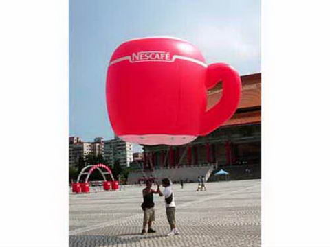Cup Shaped Inflatable Balloon Helium Balloon