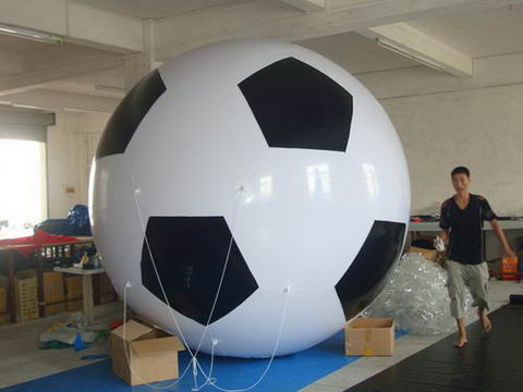 Football Shape Inflatable Helium Balloon for Sales Promotional