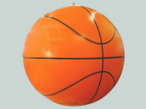 Basketball Shaped Advertising Inflatable Helium Balloon for Sale