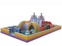 Inflatable Giant 3 in 1 Bouncer Slide Obstacle Combo Fun City