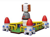 Commercial Use Inflatable Space Station Fun City for Space Hobbys