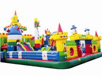 PVC Large Inflatable Fun City For Parties Playground Inflatable Bouncer Combo
