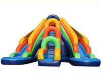 18ft Rainbow Twist Inflatable Water Slide