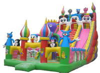 Inflatable Giant Three Slides for Children