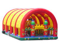 Inflatable Giant Sport Games Combo Fun City with Cover for Promotion