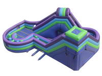 Inflatable Giant Slide Obstacle Course For Party Rental