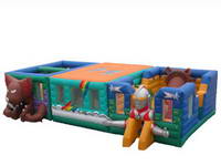 Inflatable Ultraman Bouncy Castles Moonwalker