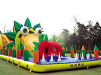Inflatable Giant Pig Amusement Park for Kids Entertainment