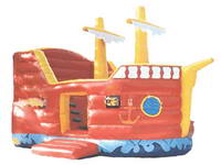 Inflatable Pirate Ship Bouncer GA-613