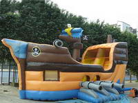 Inflatable Pirate Ship Bouncer GA-615