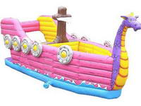 Custom Made Inflatable Dragon Boat Slide for Event