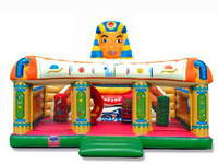 Inflatable Temple of Doom Play Zone Bouncer Moonwalker