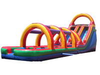 Dual Lane Water Slide With Slip And Slide