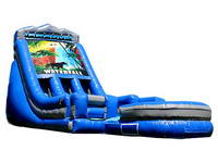 Double Lane Inflatable Waterfall Slide