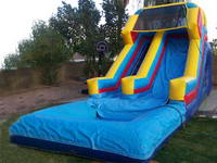 18ft Inflatable Single Wet Slide