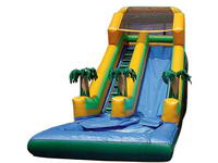 Palm Tree Inflatable Water Pool Slide