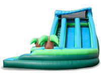 Dual Lane Curvy Water slide WS-92