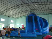 New Design Inflatable Corkscrew Water Slide for Rental