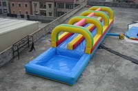 Double Lanes Slip N Slide Inflatable Water Slide