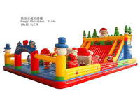 Inflatable Santa Claus Fun City For Christmas Party