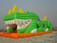 New Design Giant Inflatable Crocodile Slide for Rental