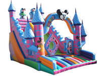 Inflatable Jumping Castle Disney Castle for Kids