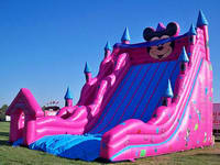 Commercial Use Inflatable Pink Mickey Mouse Slide