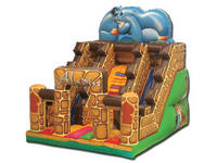 Popular Story Aladdin And Oil Lamp Theme Inflatable Slide
