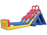 Double Lane Inflatable Water Slide