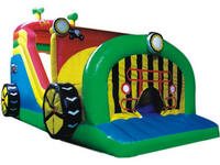 Well Design Inflatable Train Slide for Rental