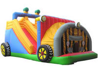 Giant Inflatable Tractor Slide For Children Party Hire