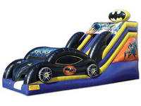 Indoor Inflatable Bat Car Slide In Batman Theme