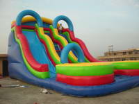 Attractive Big Velocity Vortex Slide Inflatable for Rental