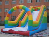 Customized Inflatable Rainbow Water Slide