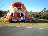 Inflatable Sabretooth Tiger Slide