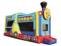 Choo Choo Train Inflatable Slide for Kids