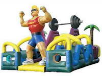 Fanatical Weight Lifter Inflatable Obstacle Course