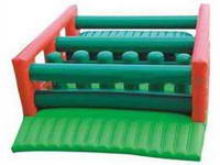 Unique Inflatable Red and Green Painting Obstacle Course