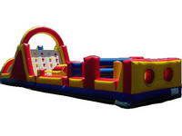 Racing Rush Inflatable Obstacle Course for Outdoor Challenge