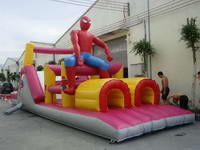 New Design Inflatable Spiderman Obstacle Course
