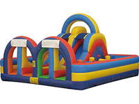 New Design Extreme Rush Inflatable Obstacle Challenge for Rentals