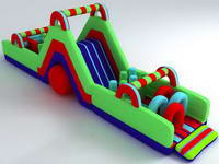 New Design Inflatable Obstacle Challenges for Kids Amusement Park