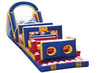 65 Foot Inflatable Obstacle Course for Cheap Sale