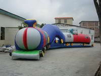 Chuggy Chuggy Choo Choo Inflatable Adventure Tunnel