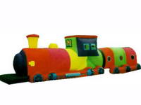 CE Approval 50 Foot Inflatable Train Maze for Kids