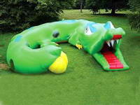 Outdoor Crocodile Inflatable Tunnel